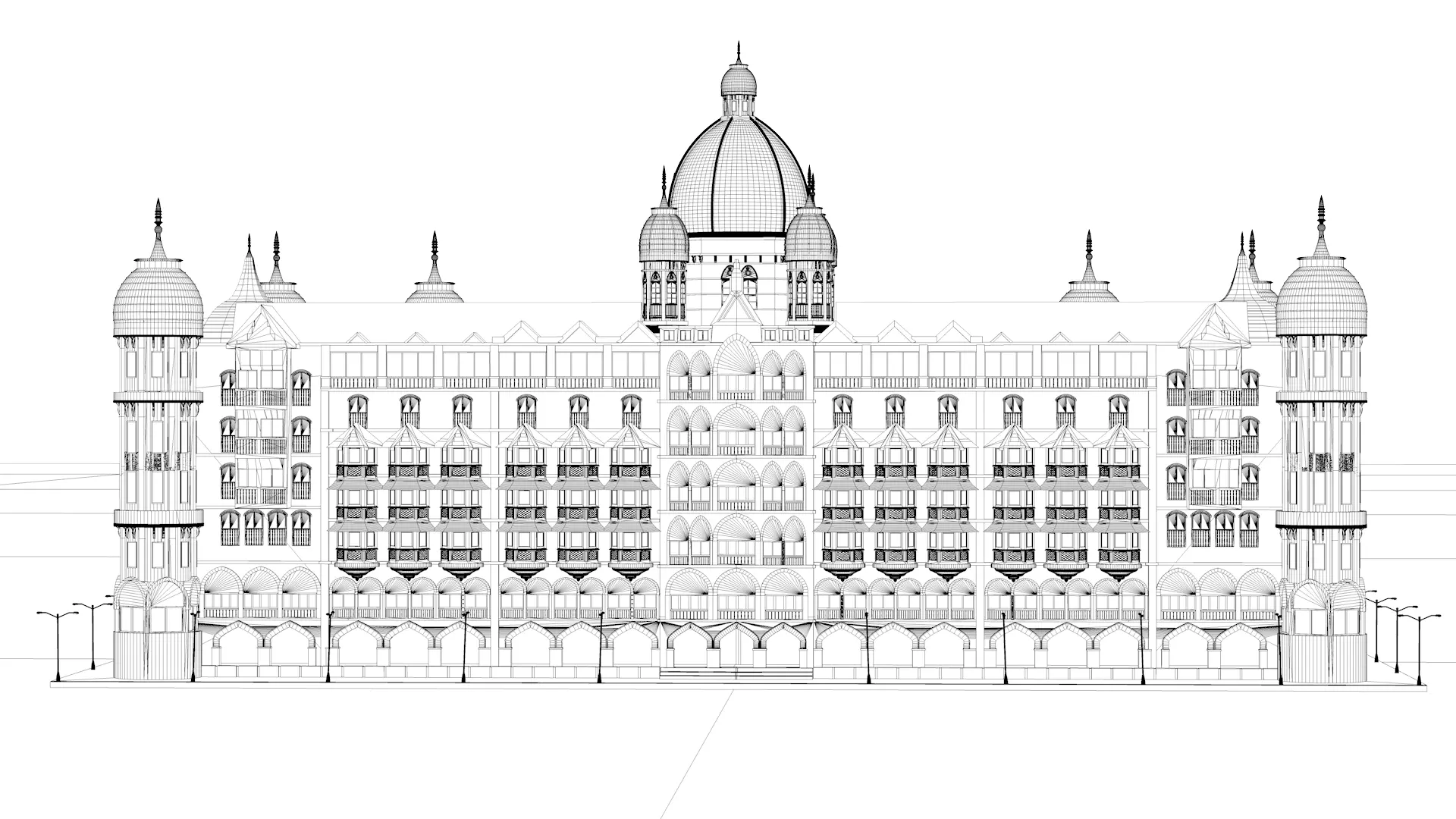 India Landmark 3D Models Bundle  Historic and Iconic Pack 3D Model Collection_18