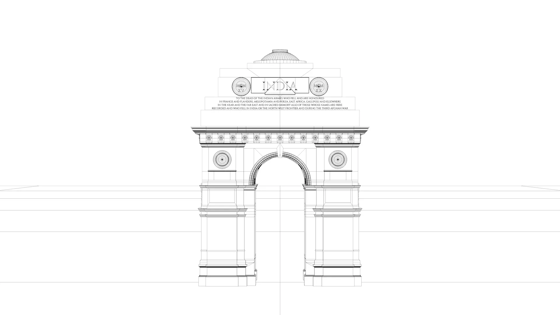 India Landmark 3D Models Bundle  Historic and Iconic Pack 3D Model Collection_35