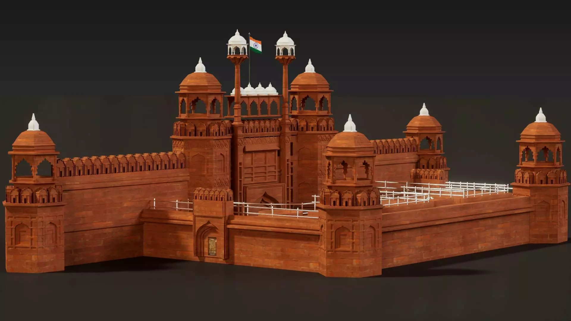 India Landmark 3D Models Bundle  Historic and Iconic Pack 3D Model Collection_10