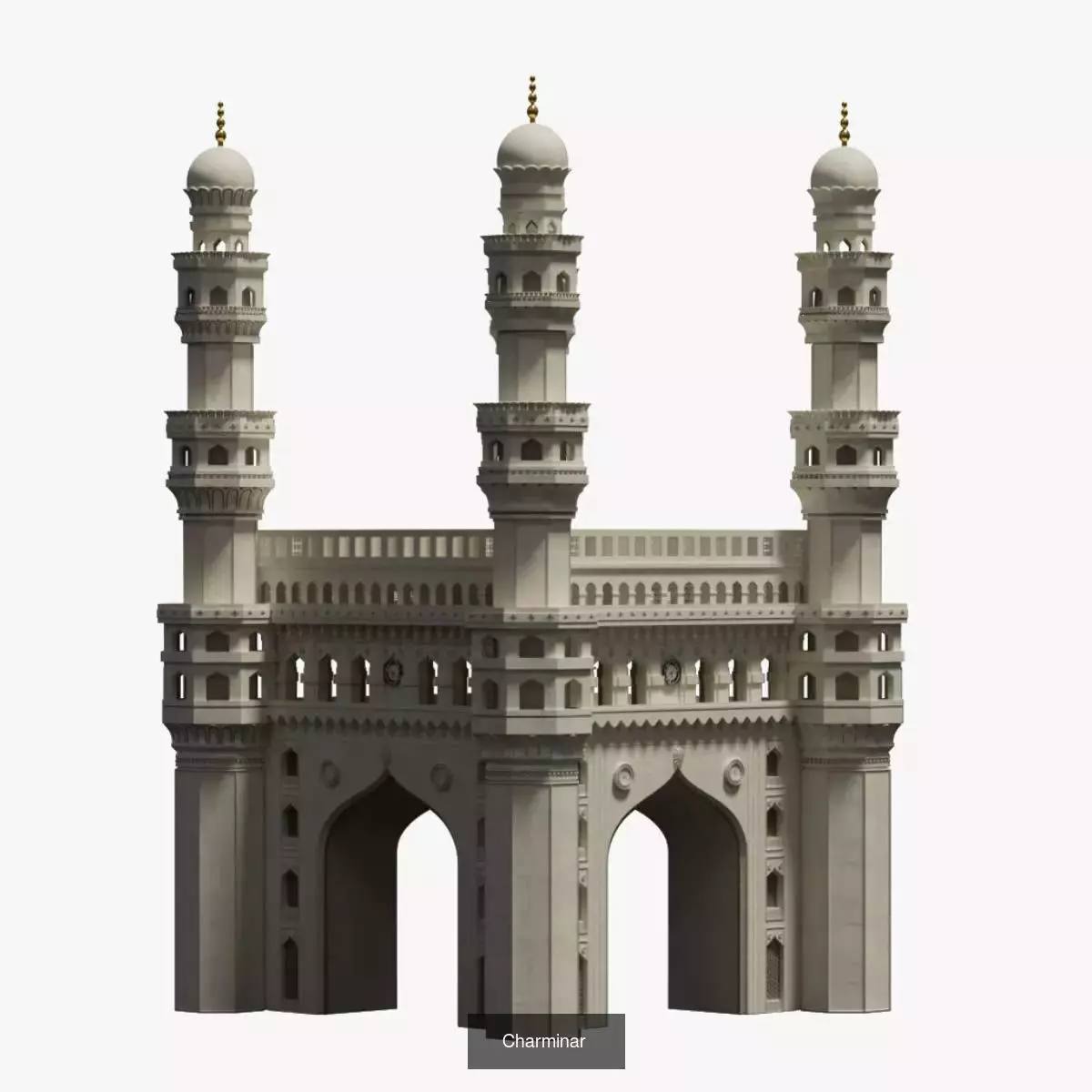India Landmark 3D Models Bundle  Historic and Iconic Pack 3D Model Collection_25
