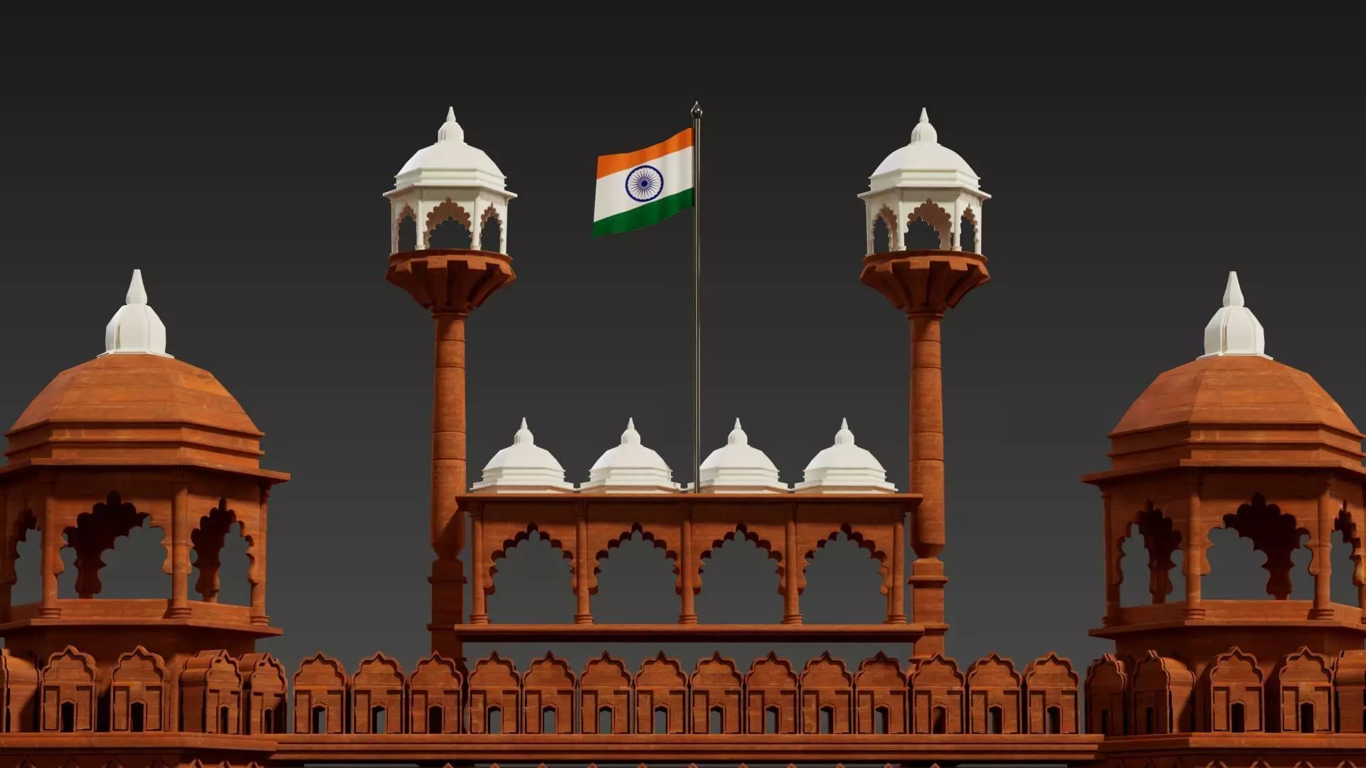 India Landmark 3D Models Bundle  Historic and Iconic Pack 3D Model Collection_8