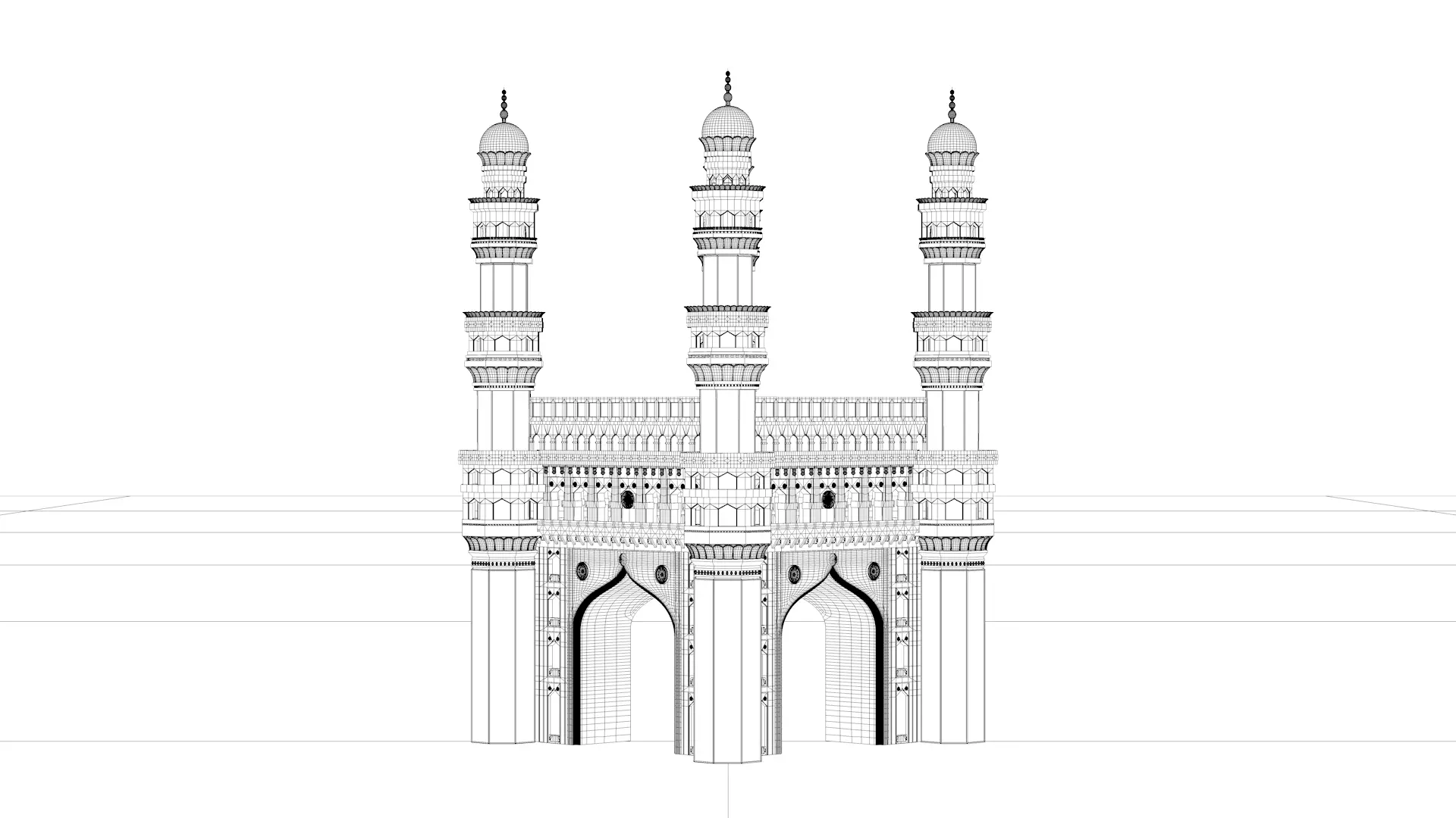 India Landmark 3D Models Bundle  Historic and Iconic Pack 3D Model Collection_30