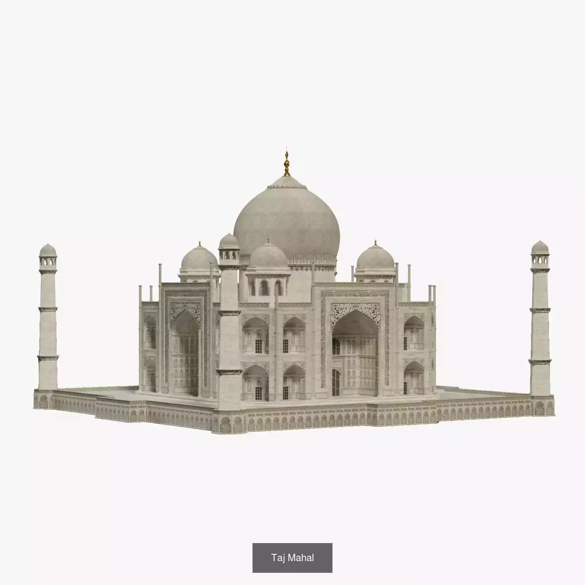 India Landmark 3D Models Bundle  Historic and Iconic Pack 3D Model Collection_2