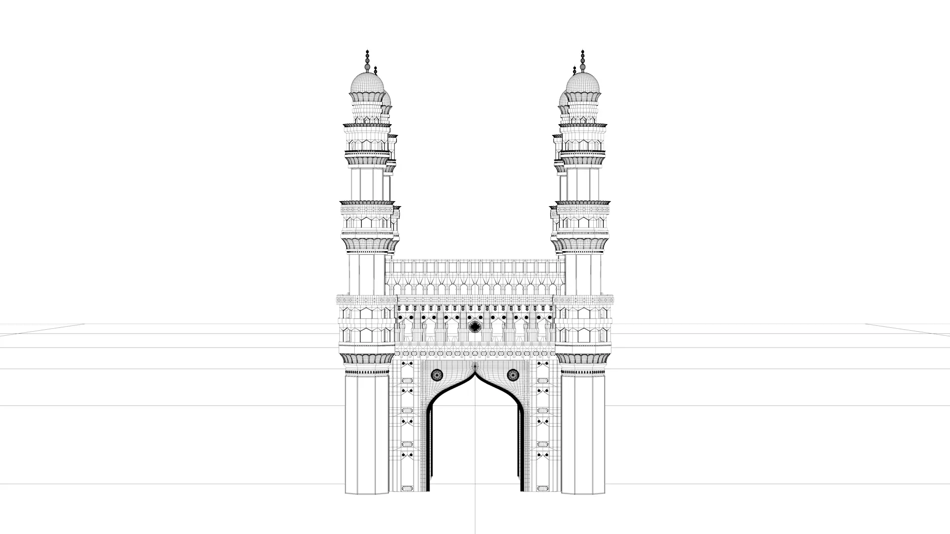 India Landmark 3D Models Bundle  Historic and Iconic Pack 3D Model Collection_29