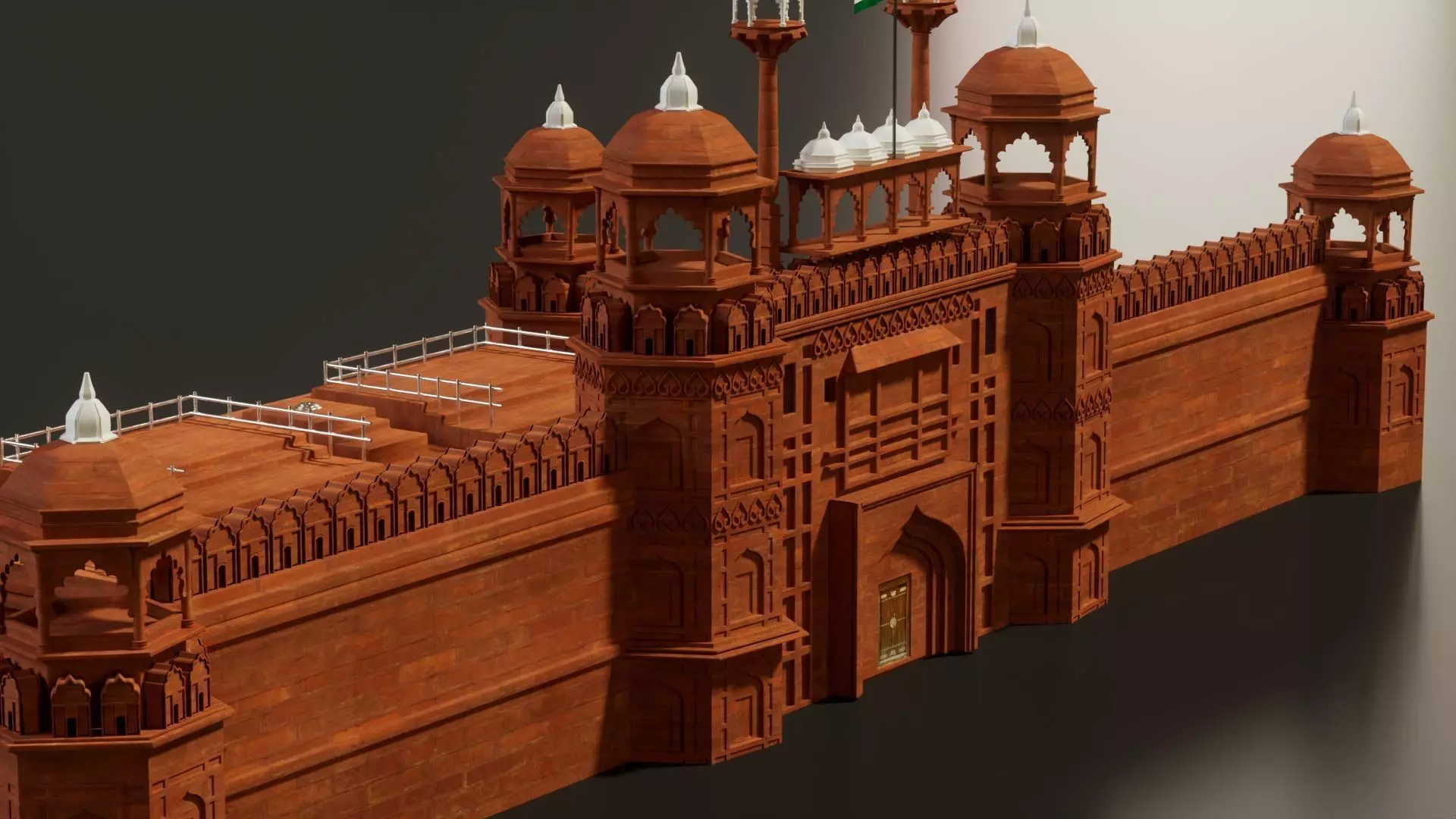 India Landmark 3D Models Bundle  Historic and Iconic Pack 3D Model Collection_9