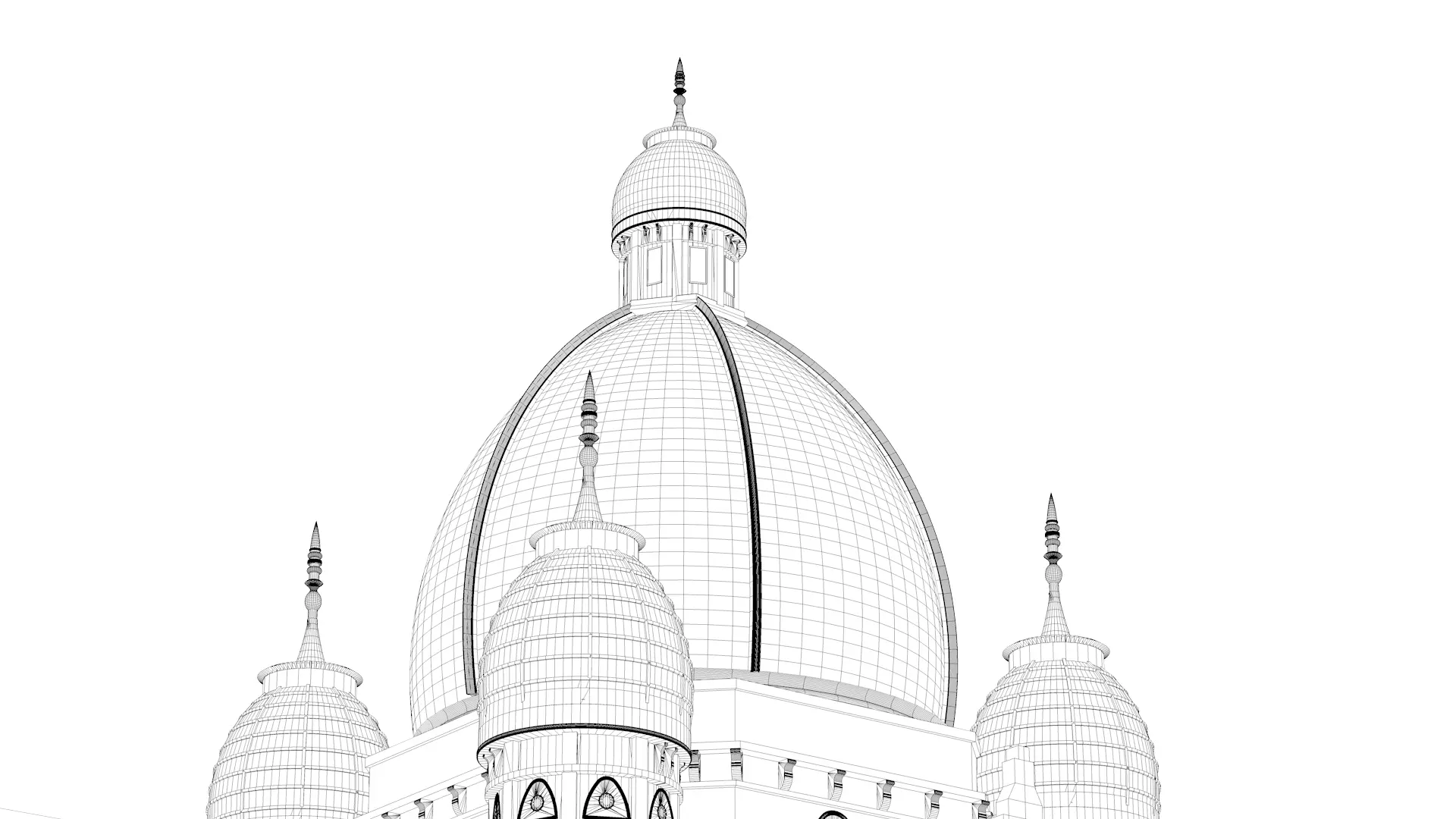 India Landmark 3D Models Bundle  Historic and Iconic Pack 3D Model Collection_16