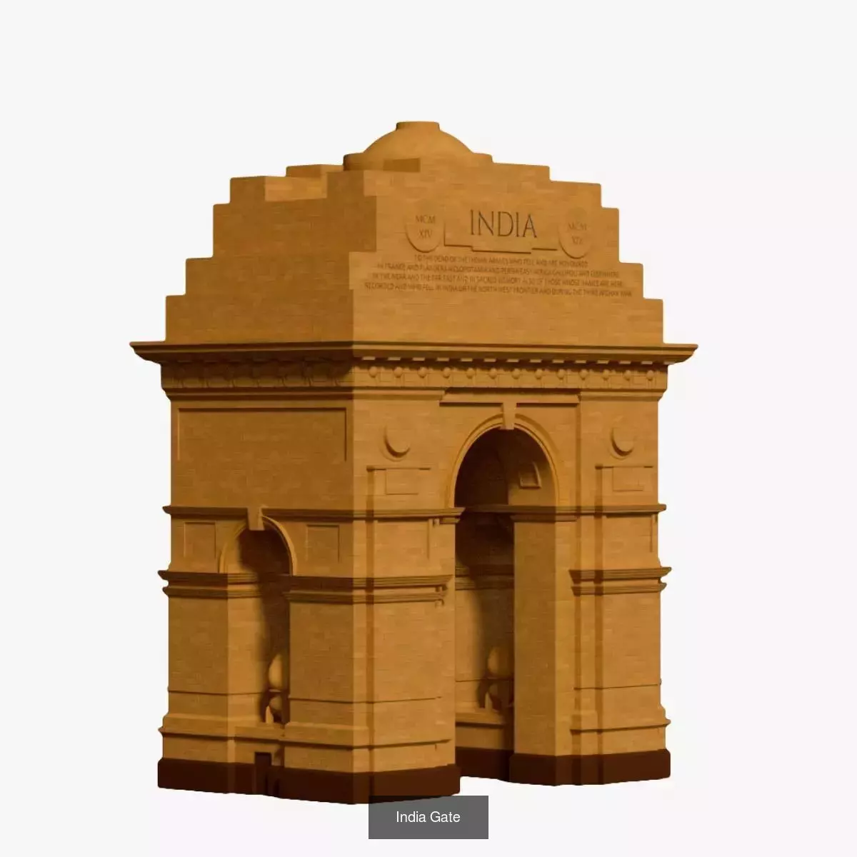 India Landmark 3D Models Bundle  Historic and Iconic Pack 3D Model Collection_31
