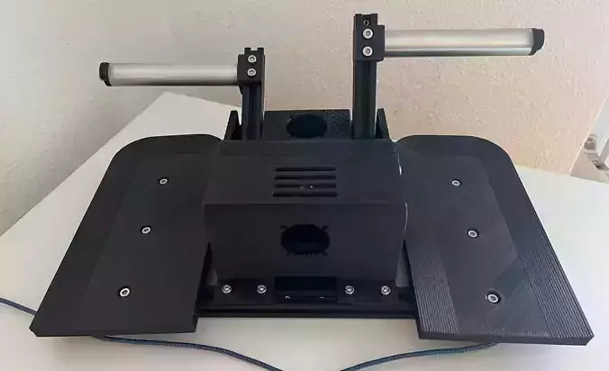 DIY sim helicopter pedals