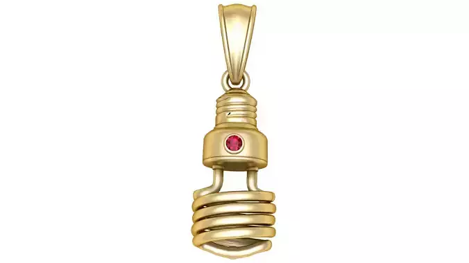 Gold plated ruby corundum