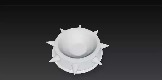 Cat dog eating bowl