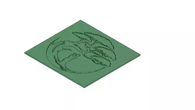 Couple Under Tree of Life Wall Art Mold