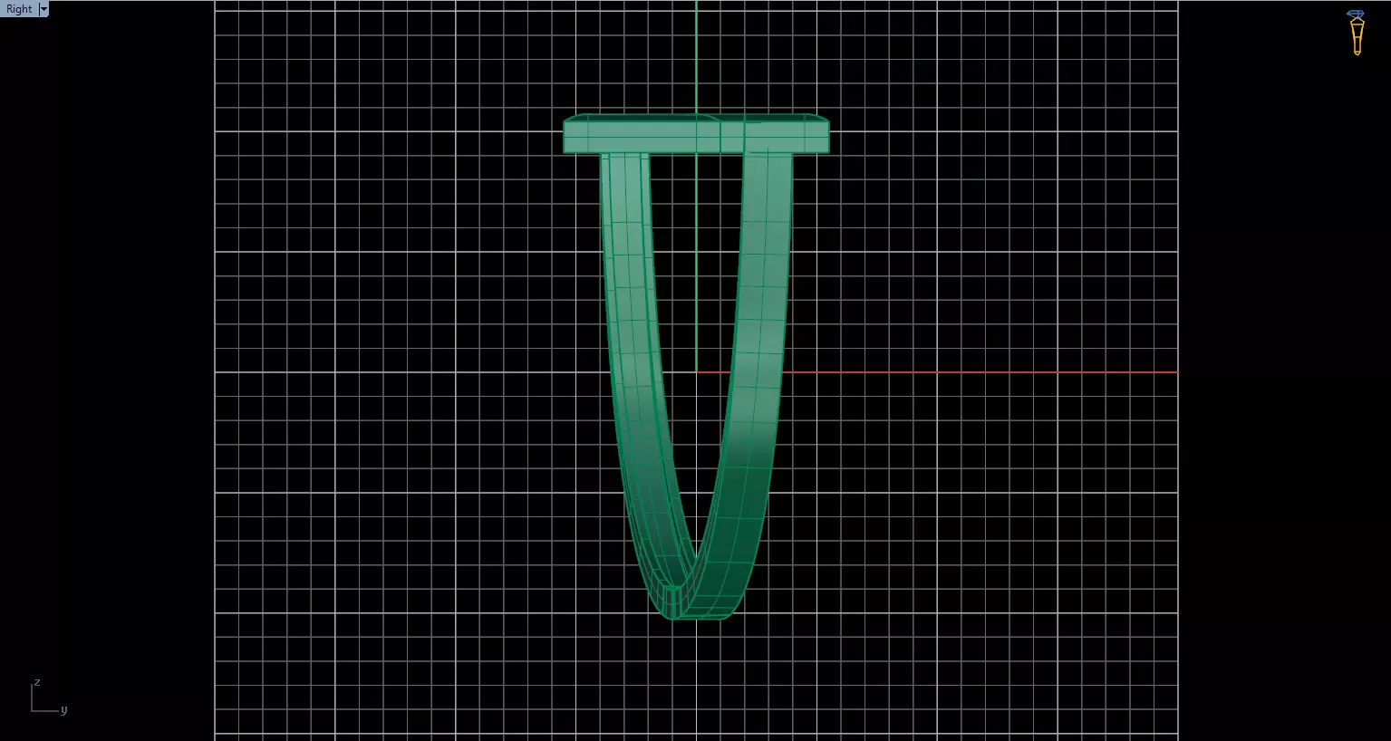 Minimal Abstract Ring 26 3D print model_5