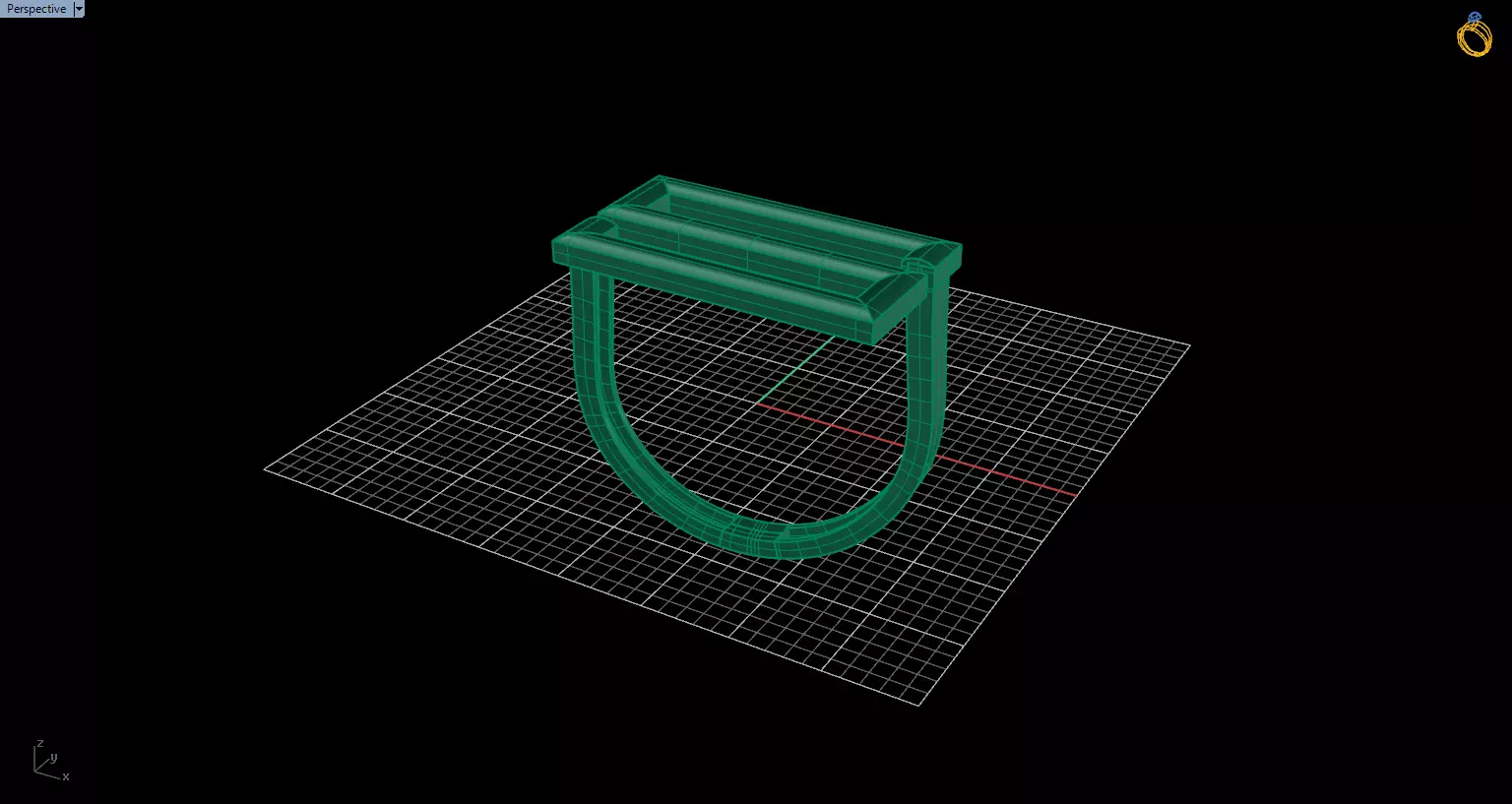 Minimal Abstract Ring 26 3D print model_2