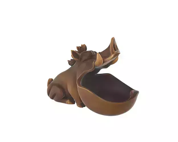 Warthog Snack Bowl  Fun Animal Storage for Snacks