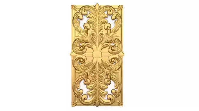 carved classic decorative ornament cnc 3d printing stl 44