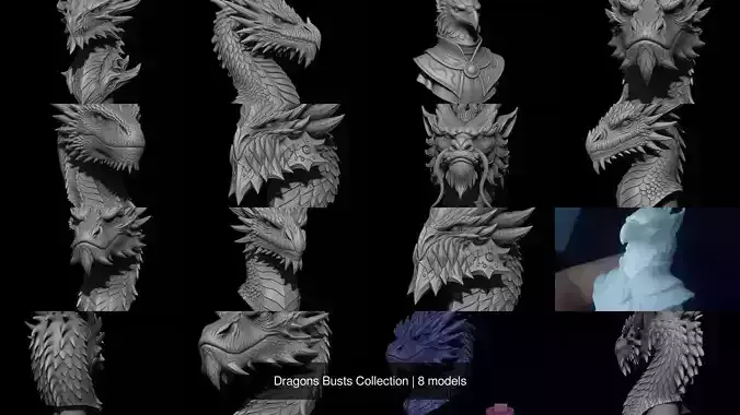 Dragons Busts Collection 