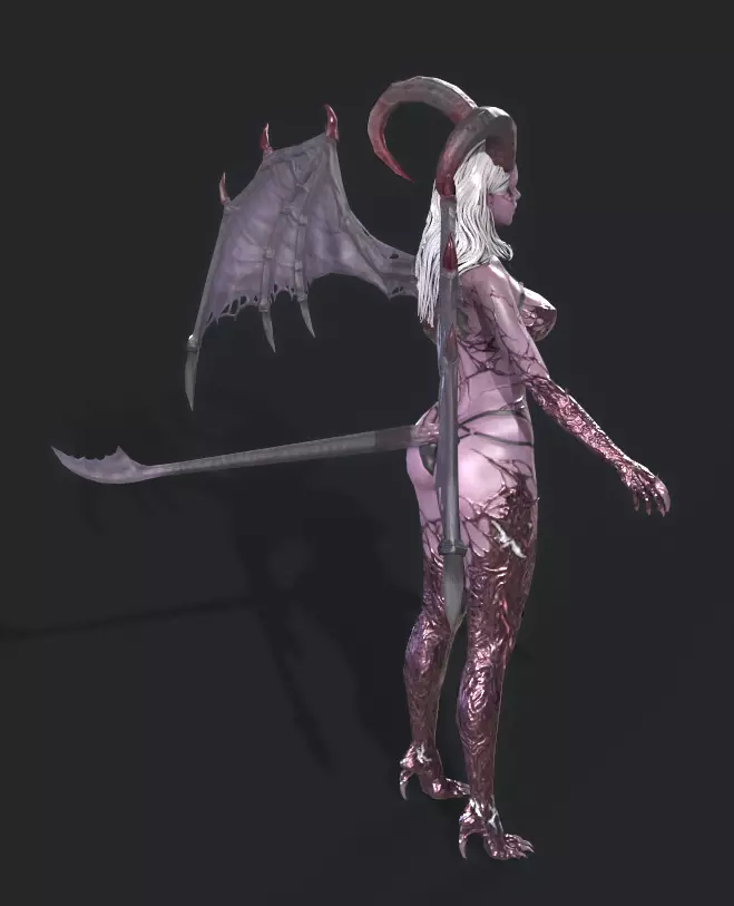 BANSHEE Low-poly 3D model_5