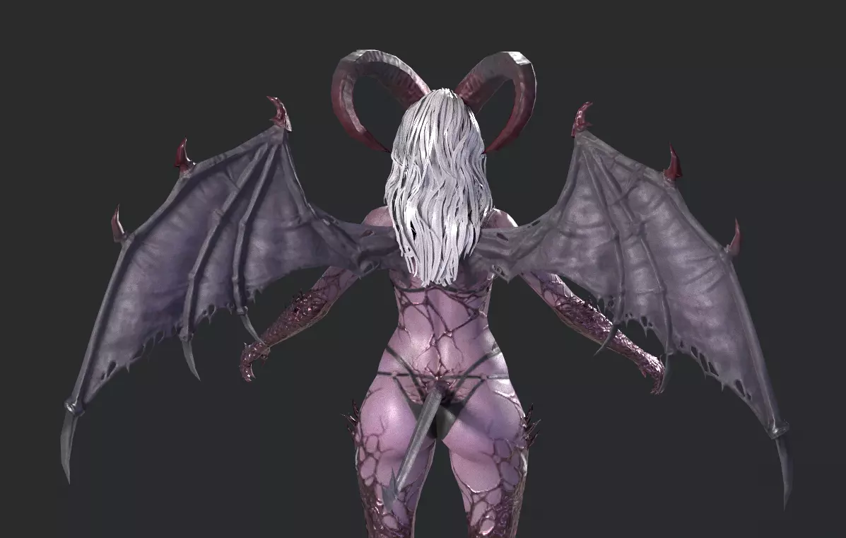 BANSHEE Low-poly 3D model_12