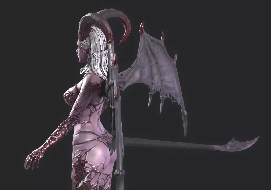 BANSHEE Low-poly 3D model_10