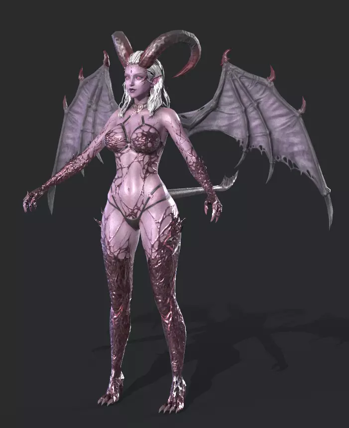 BANSHEE Low-poly 3D model_2