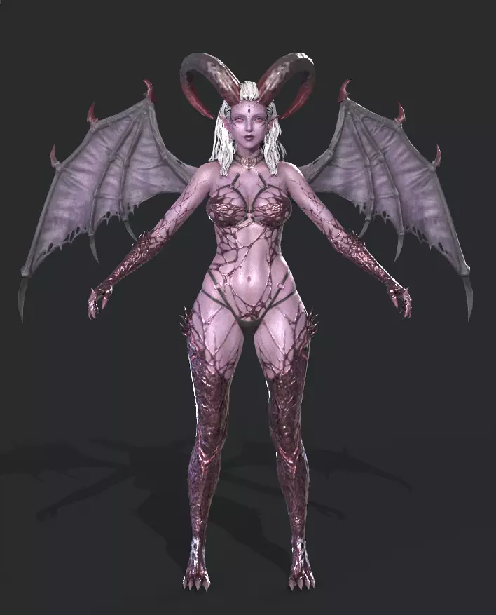 BANSHEE Low-poly 3D model_0