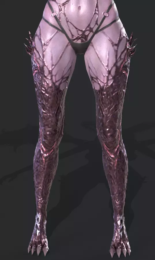 BANSHEE Low-poly 3D model_16