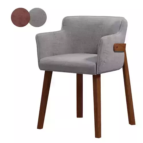 Jeoge Dining Chair Low-poly 3D model