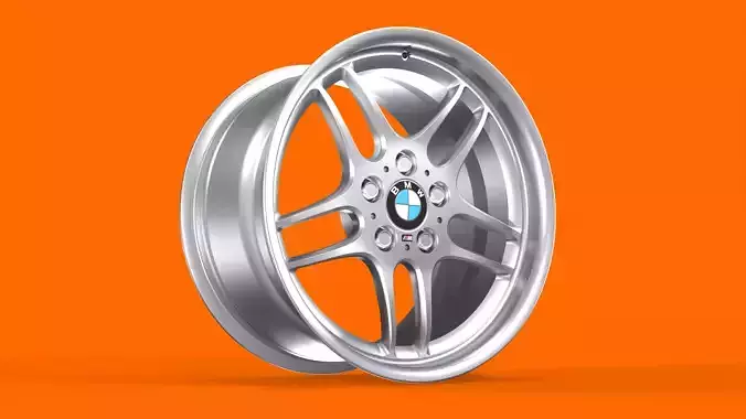 Parallel Styling 37 Wheel Mid-poly 3D model