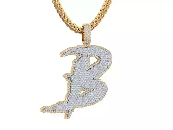  Diamond Pendant 3D PRINTABLE MODAL 3D print model