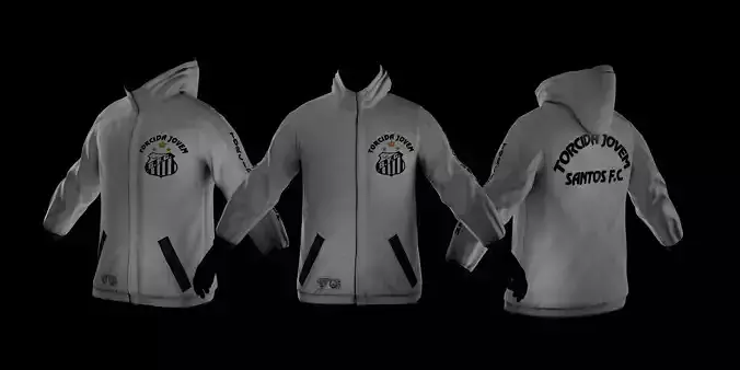 3D Jacket  Torcida Jovem Santos FC