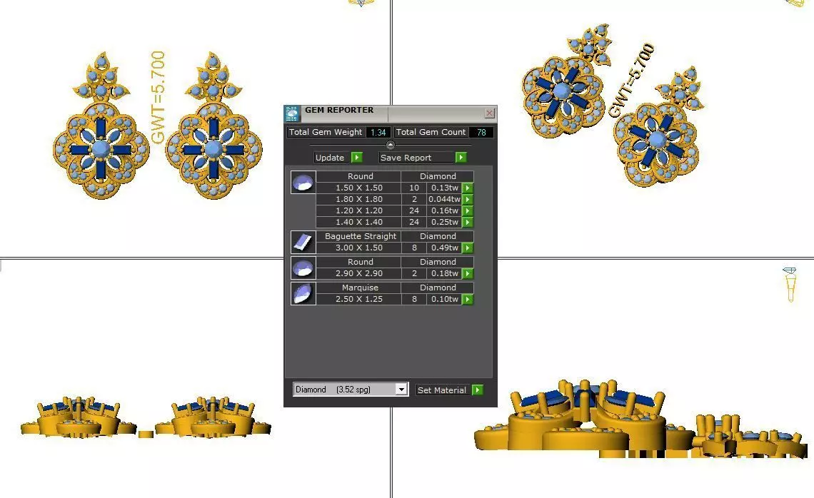 FASION EARING 3D model_1