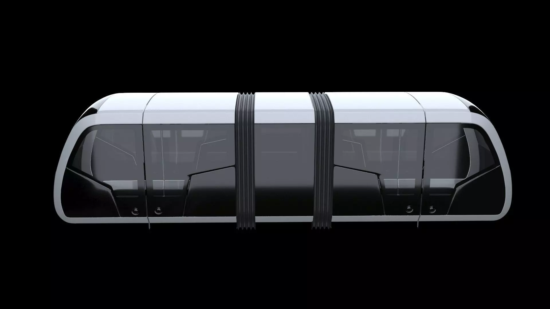 futuristic train vagon Free 3D model