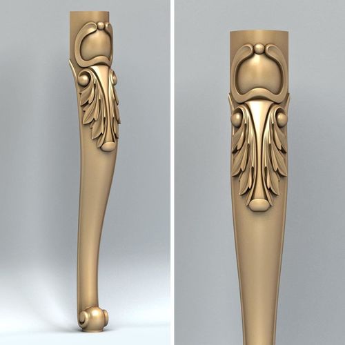 Furniture leg 006 3D model
