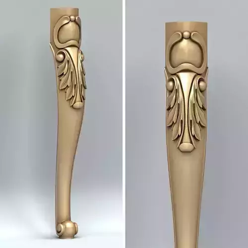Furniture leg 006 3D model