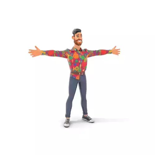 Colorful Shirt Character Model Pack