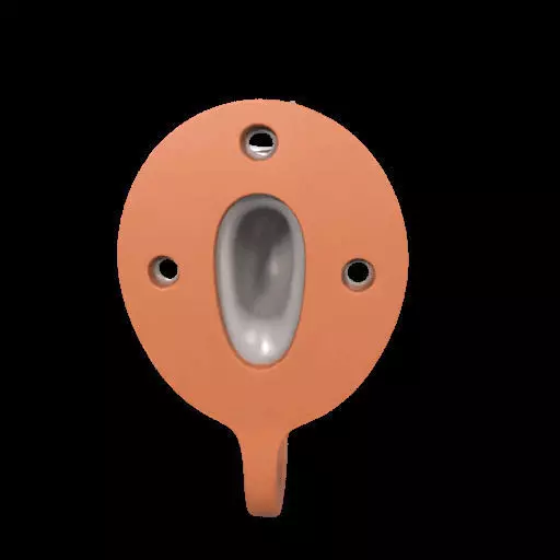 Dino Head Wall Hook 3D print model_28