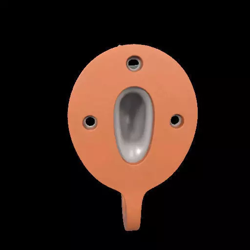 Dino Head Wall Hook 3D print model_29