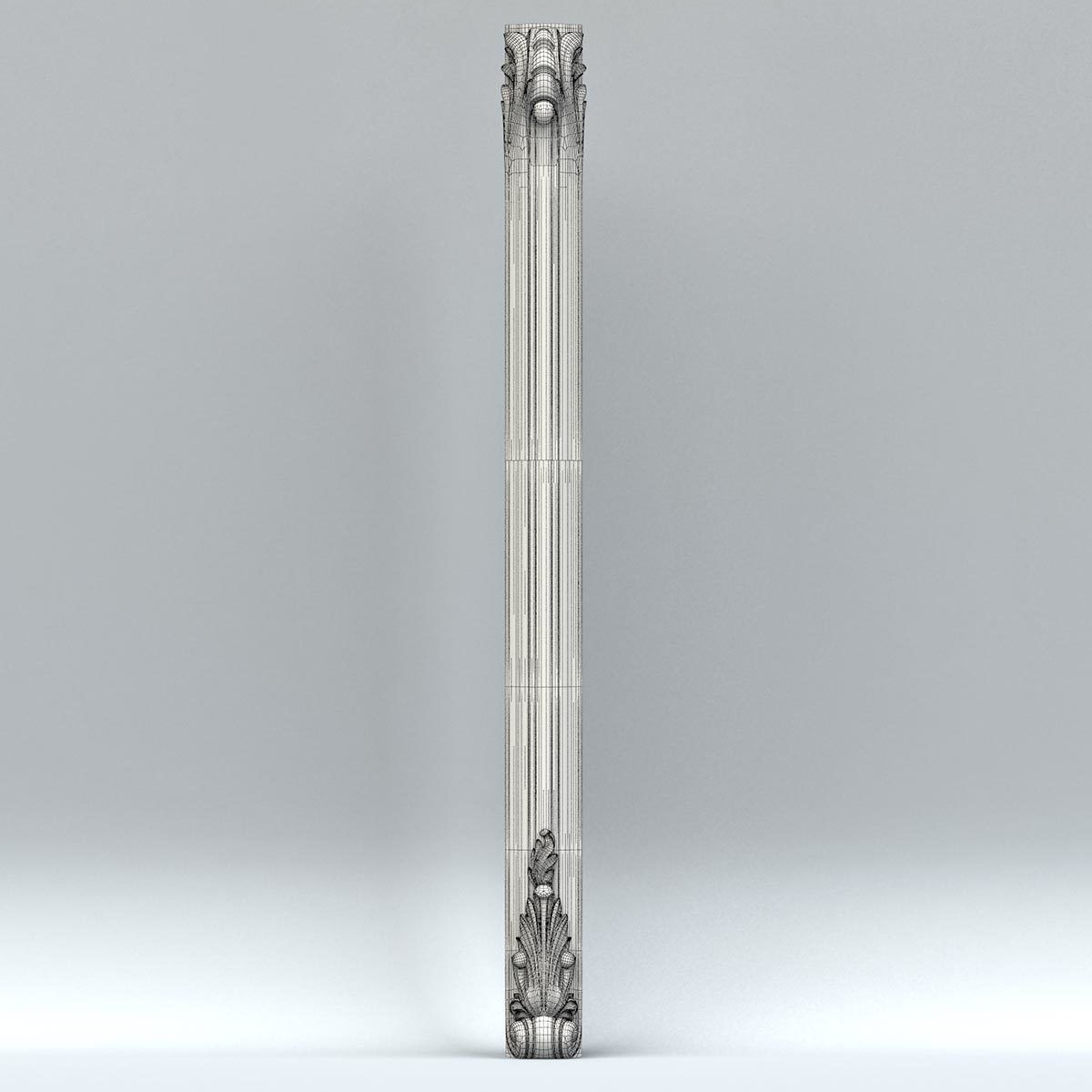 Pillar 001 3D model_6