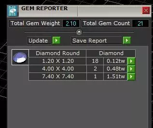 Three Stone Engagement Ring 3D print model_5