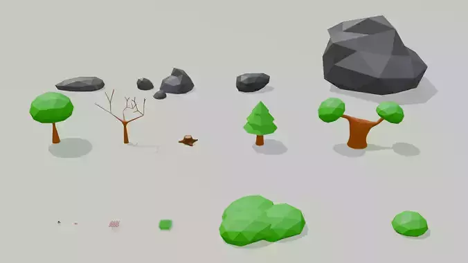 Low Poly Forest Pack
