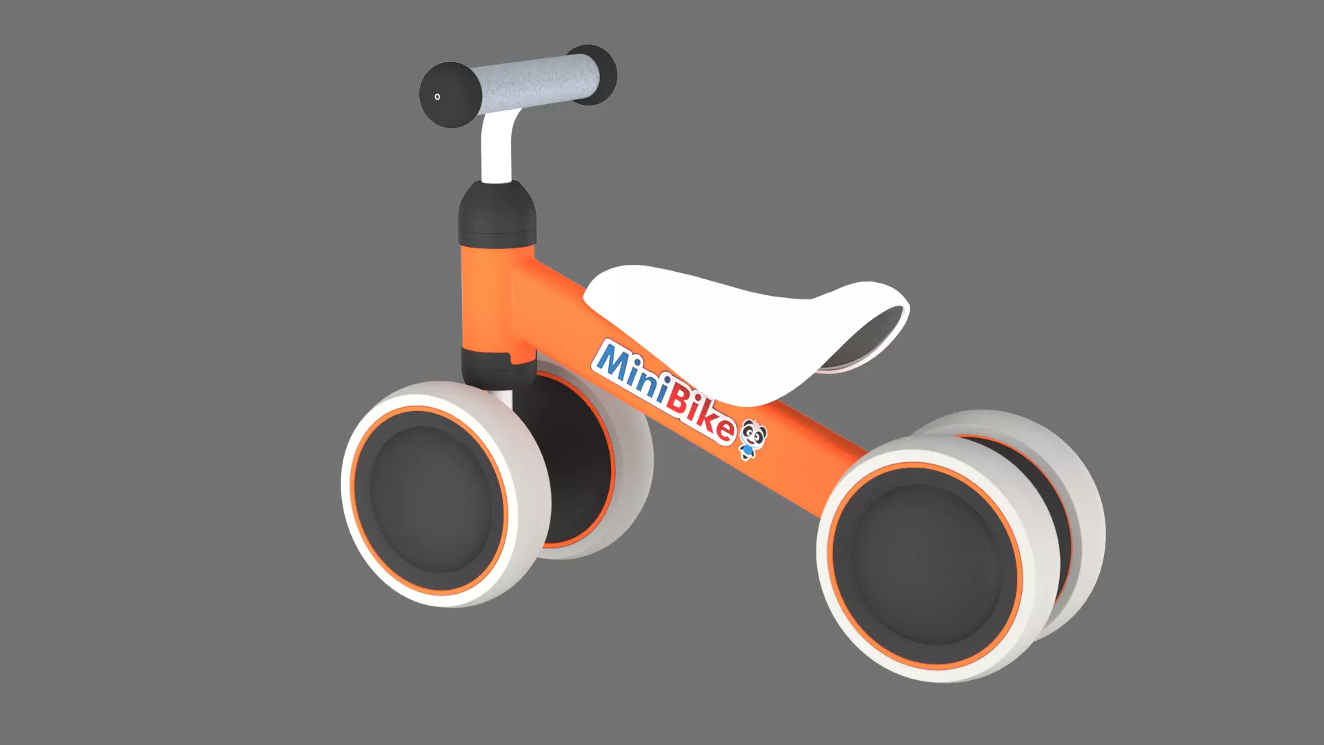 Childrens balance bike 3D Model 3D model_14