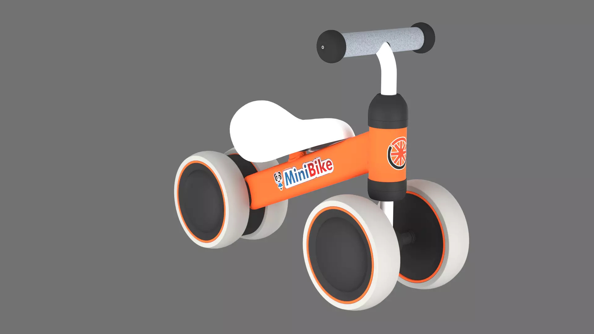 Childrens balance bike 3D Model 3D model_7