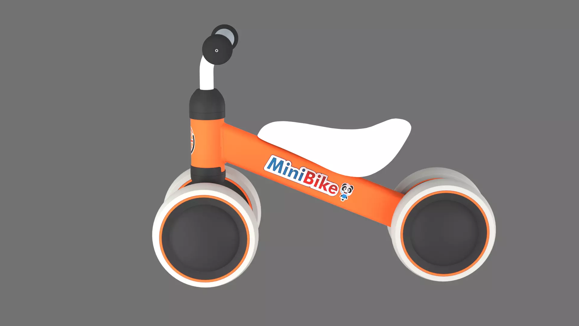 Childrens balance bike 3D Model 3D model_13