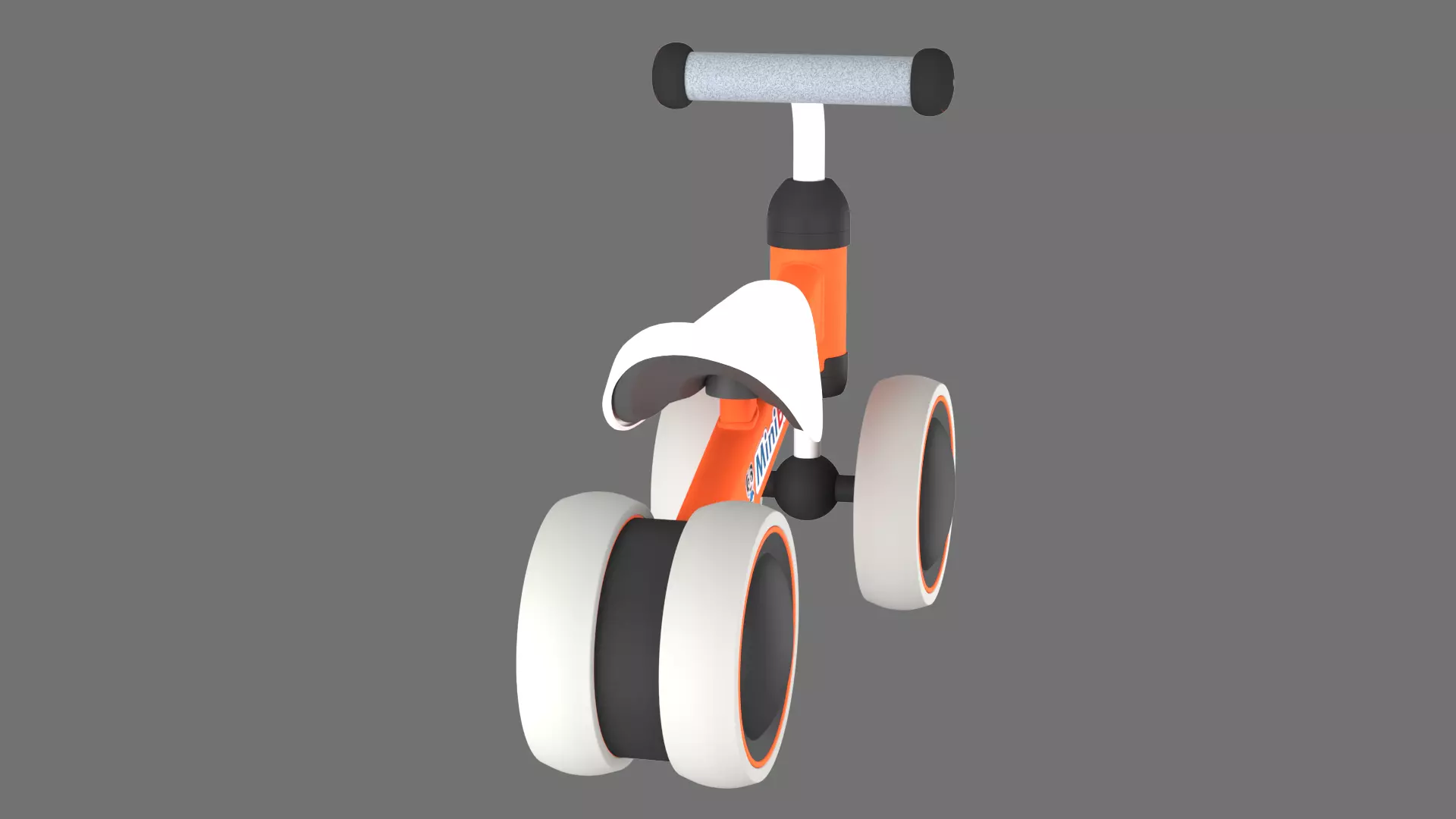 Childrens balance bike 3D Model 3D model_2