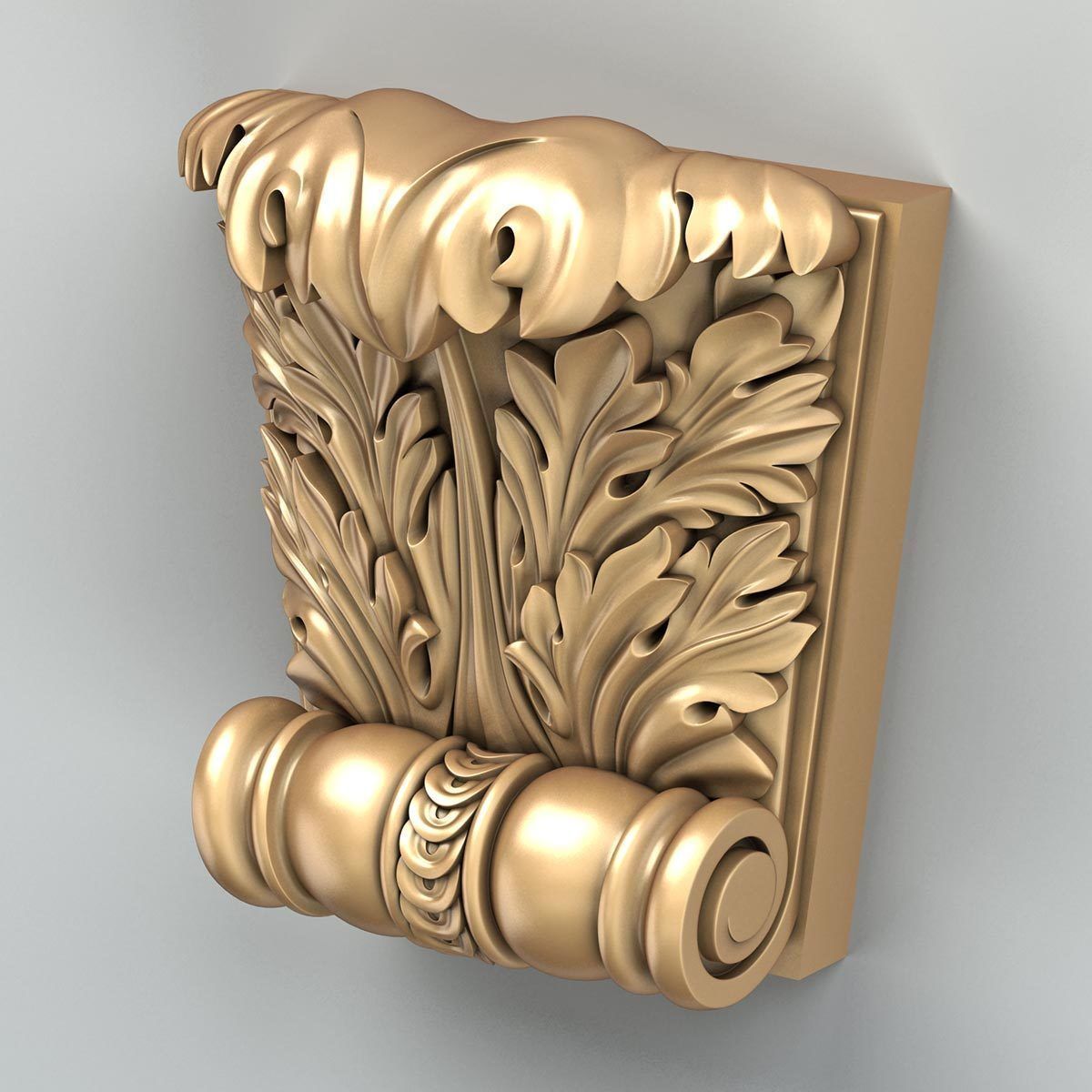 Corbel 010 3D model_2
