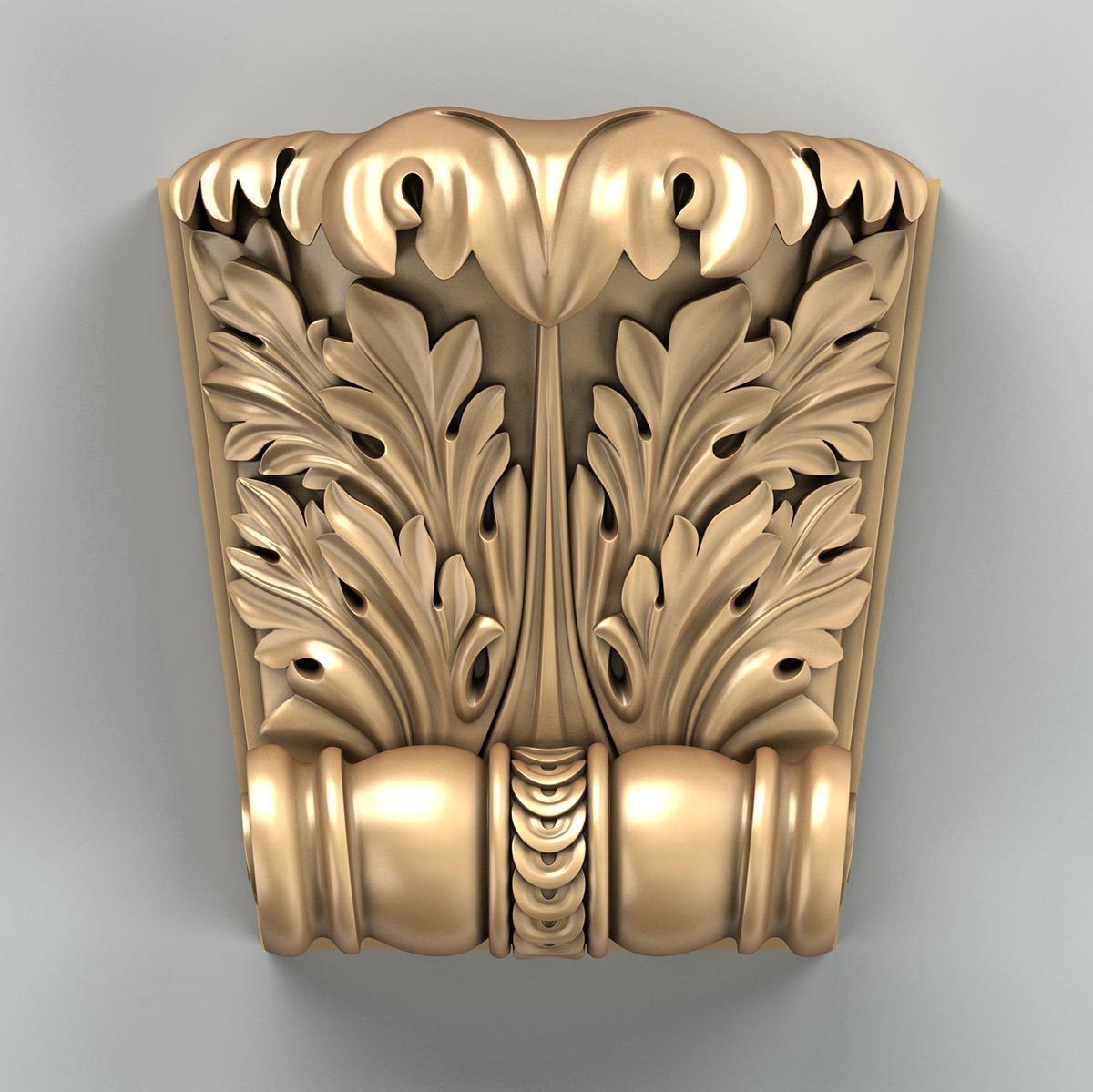 Corbel 010 3D model_1