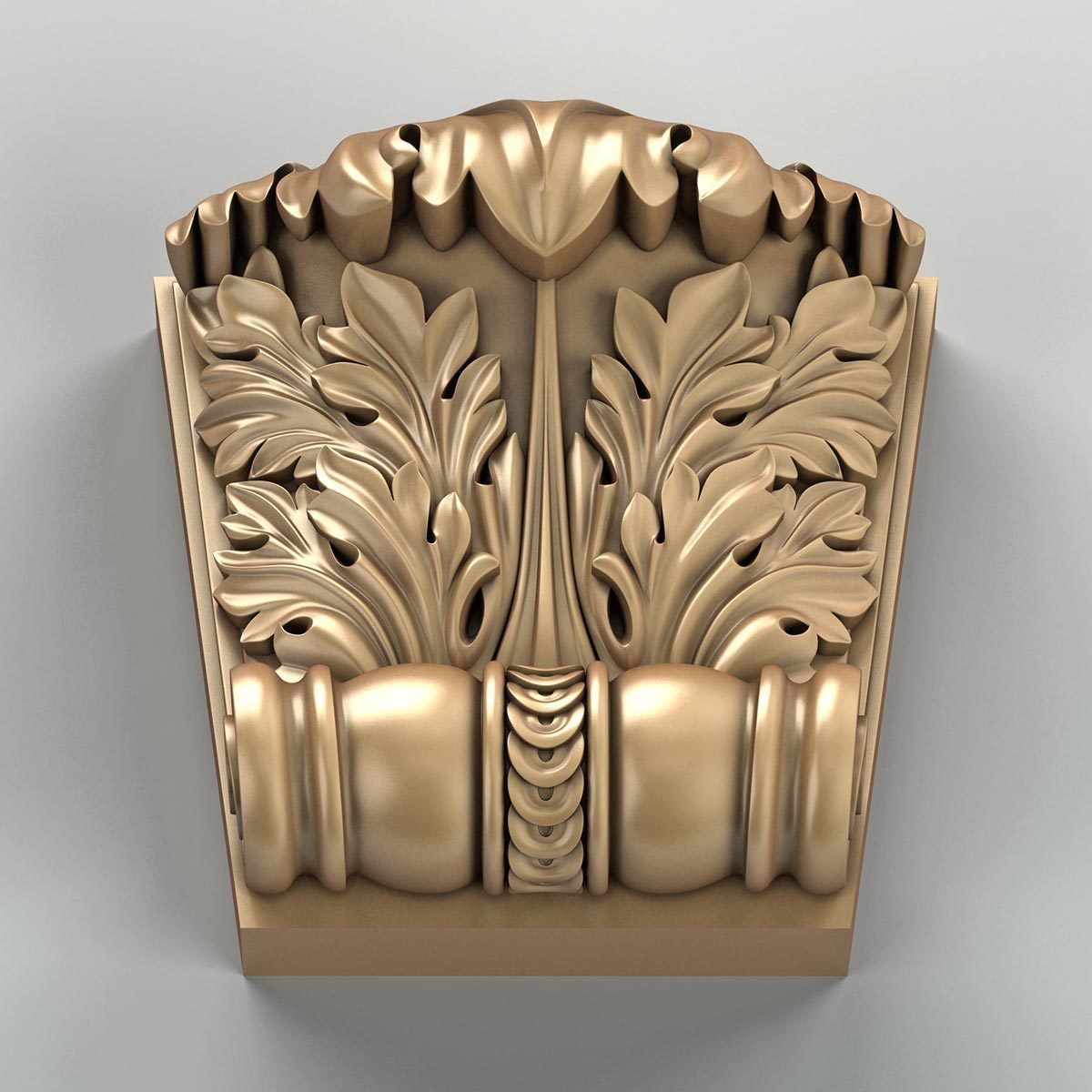 Corbel 010 3D model_5