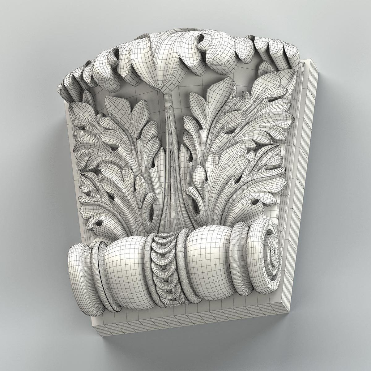 Corbel 010 3D model_8