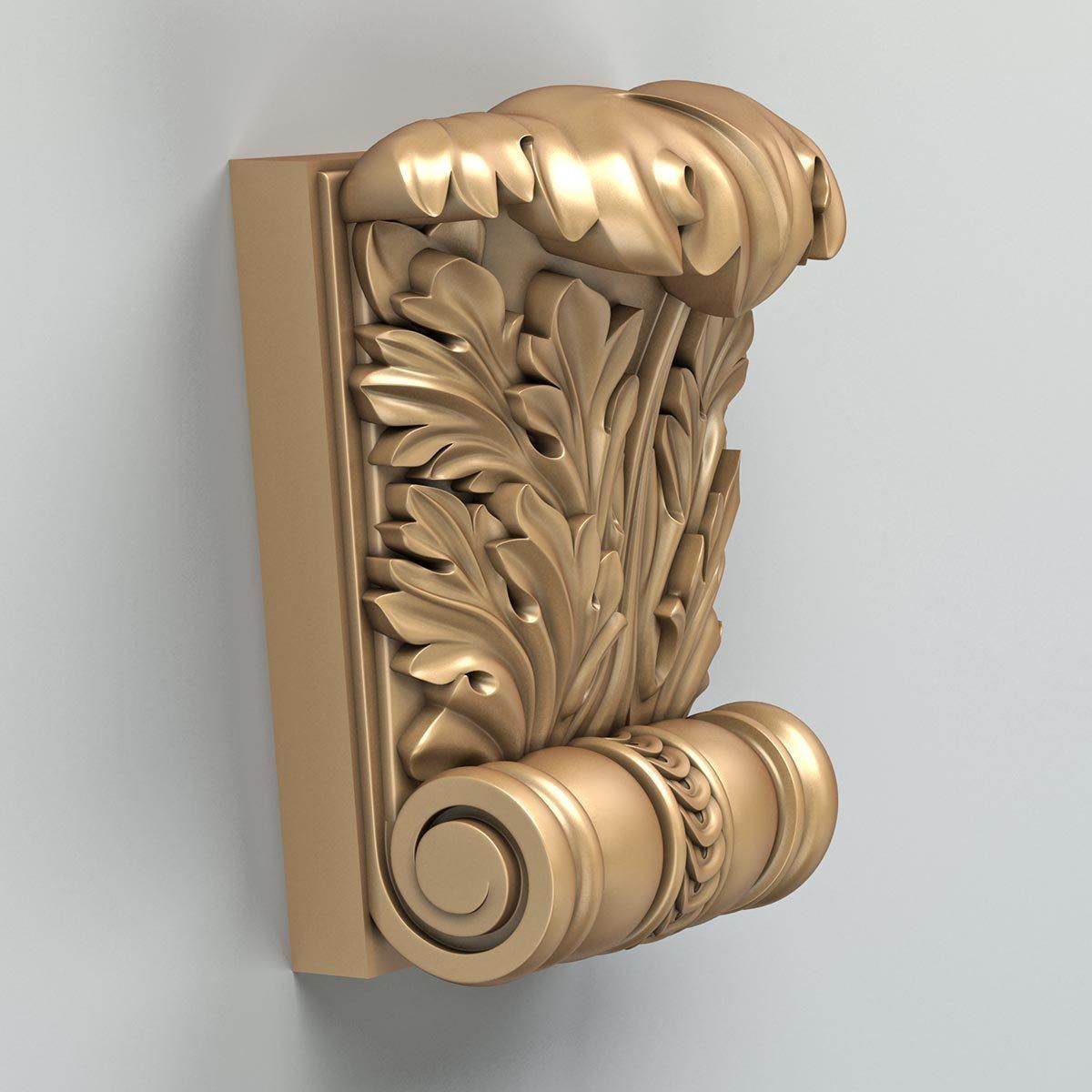 Corbel 010 3D model_4