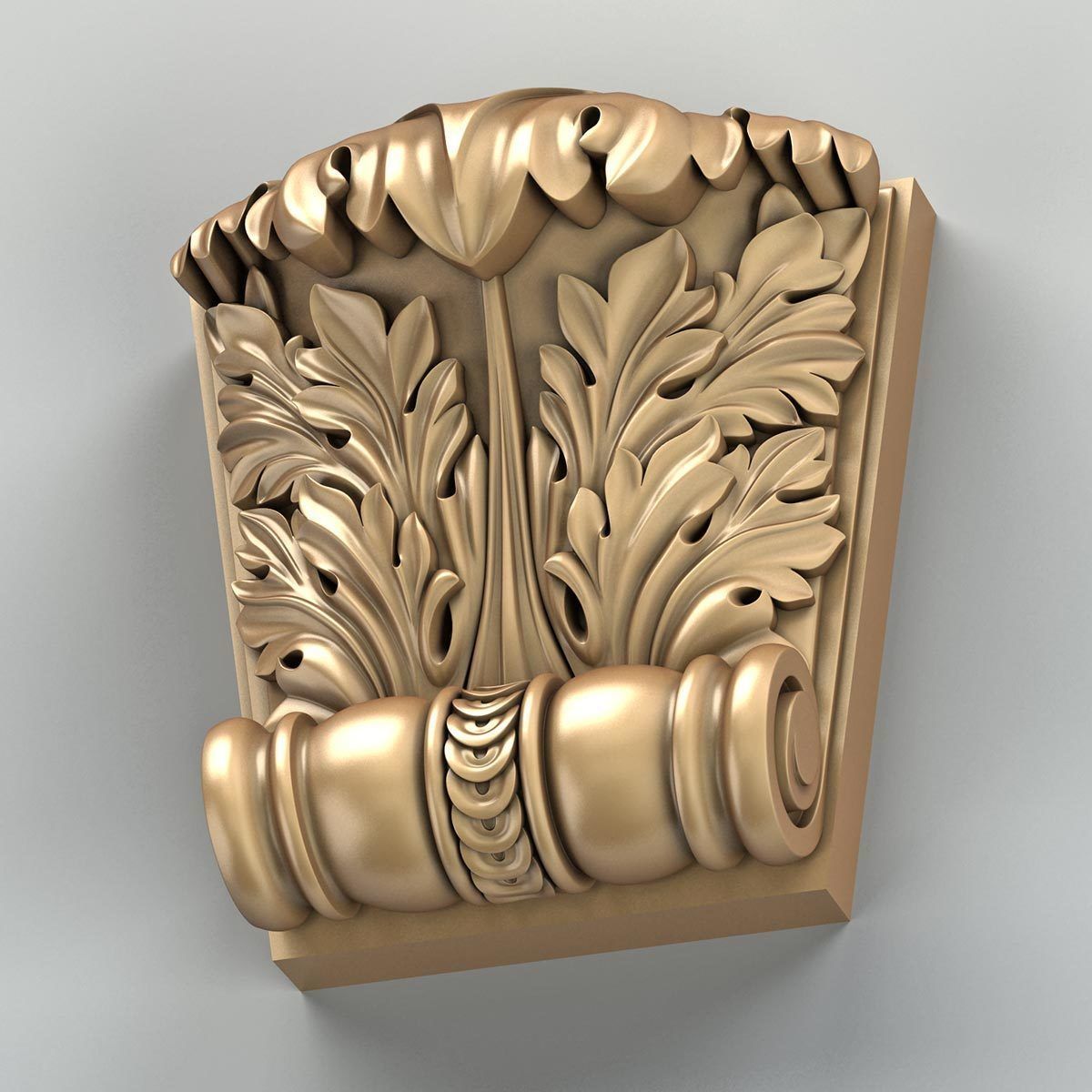 Corbel 010 3D model_3